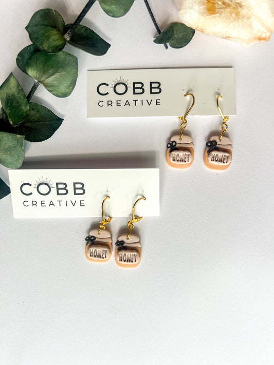 Honeypot Leverback Earrings