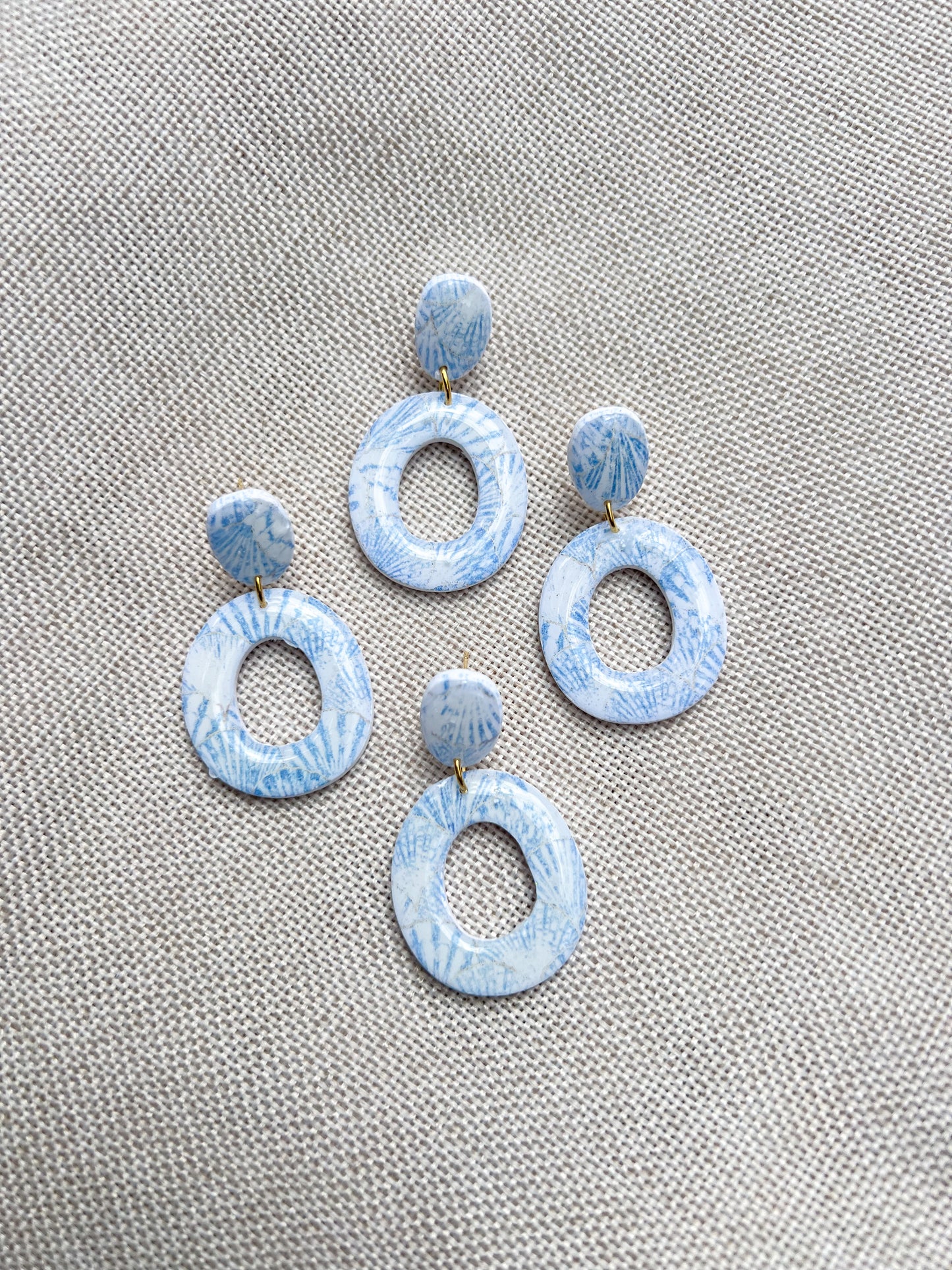 Coastal Drift Donut Earrings