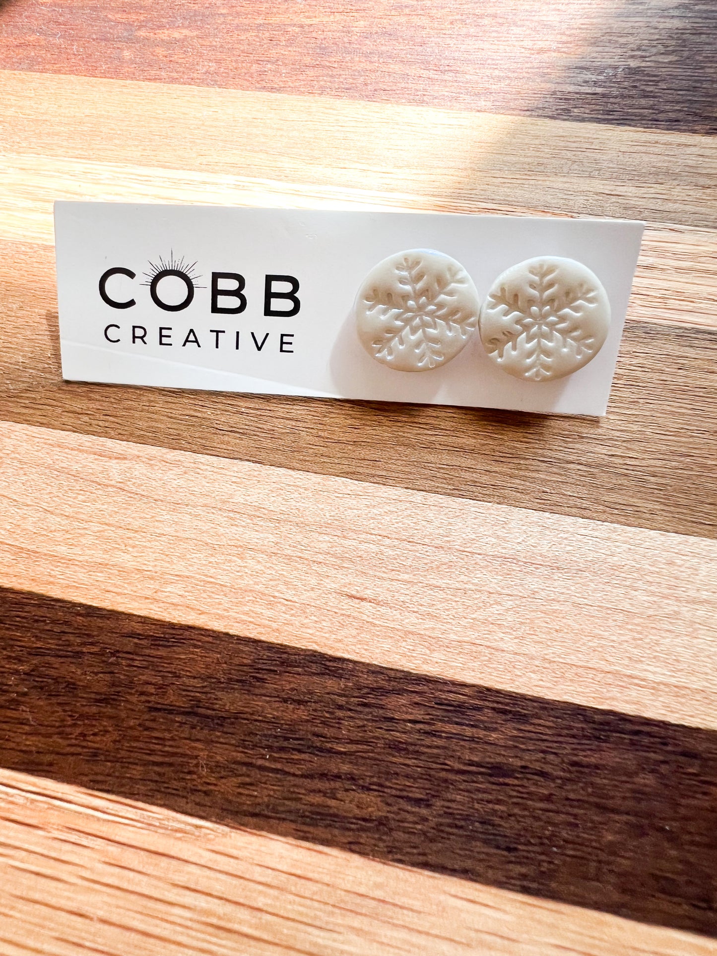 Snowflake Stud Earrings