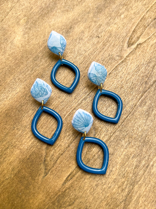 Dainty Coastal Charm Earrings Reverse