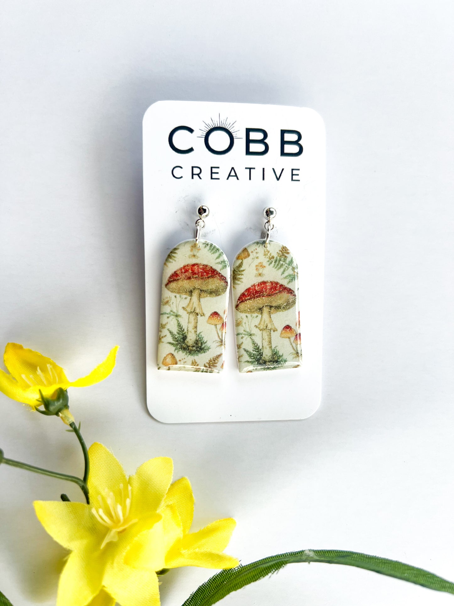Fungi Forest Drop Earrings