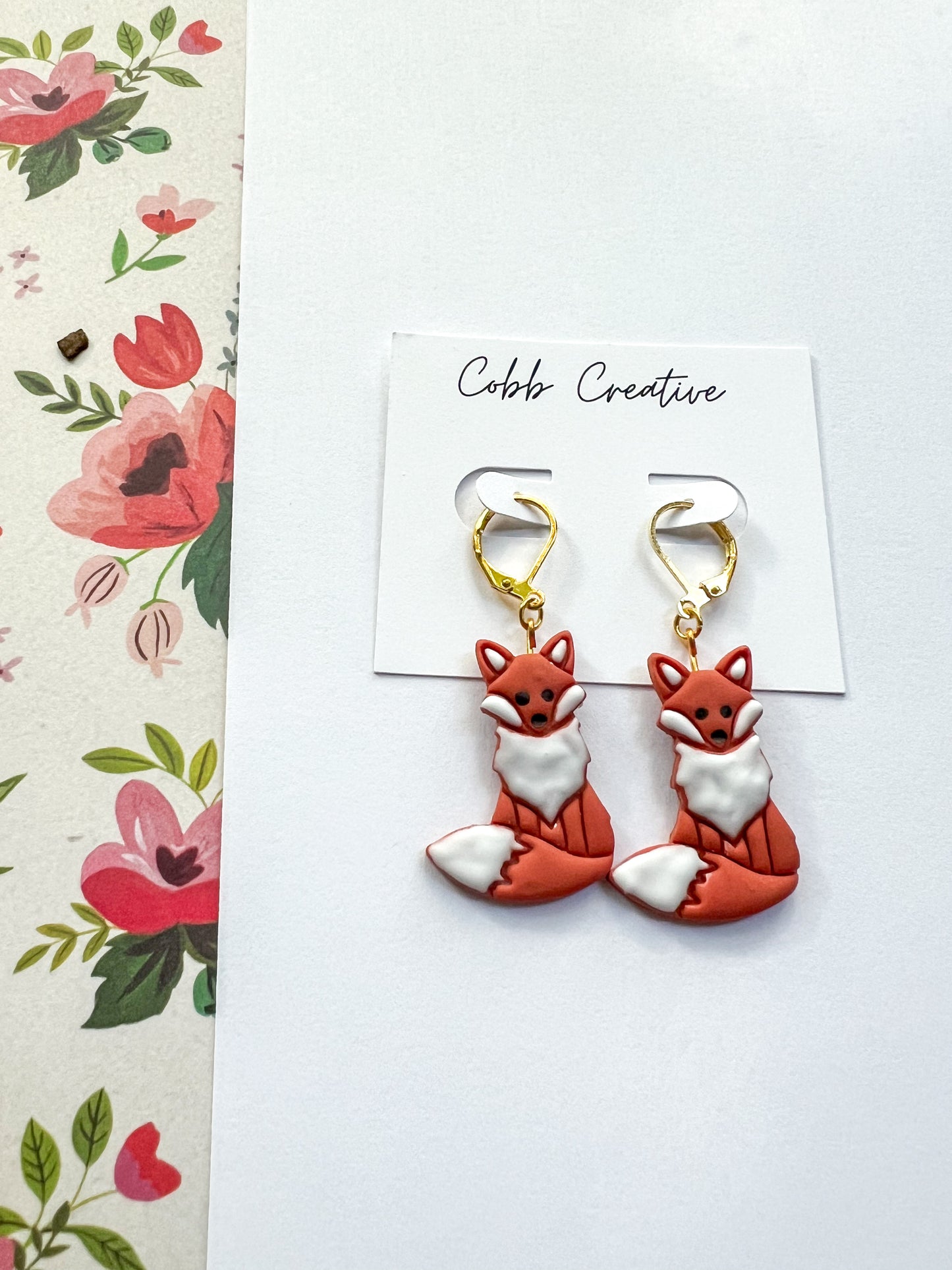 Foxy Leverback Earrings
