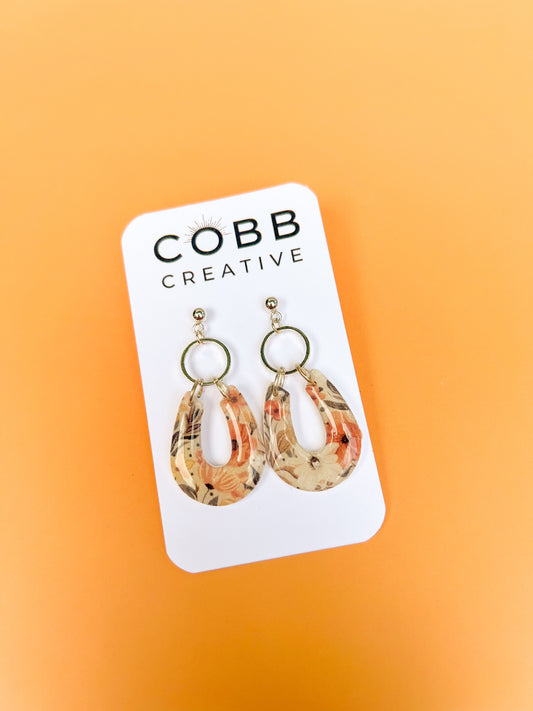 Fall Garden Cutout Earrings