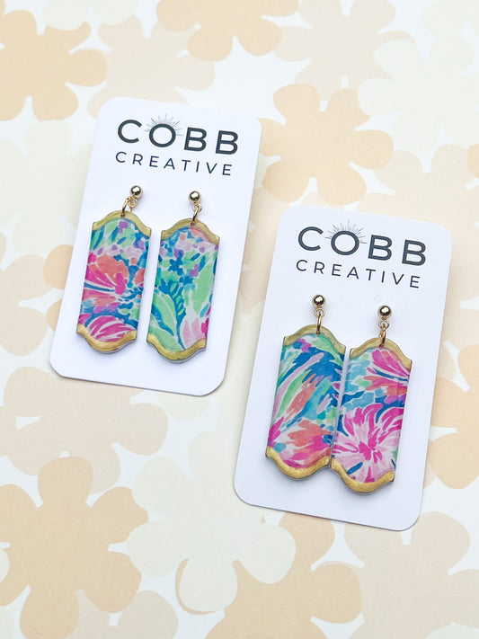 Tropic Pop Long Drop Earrings