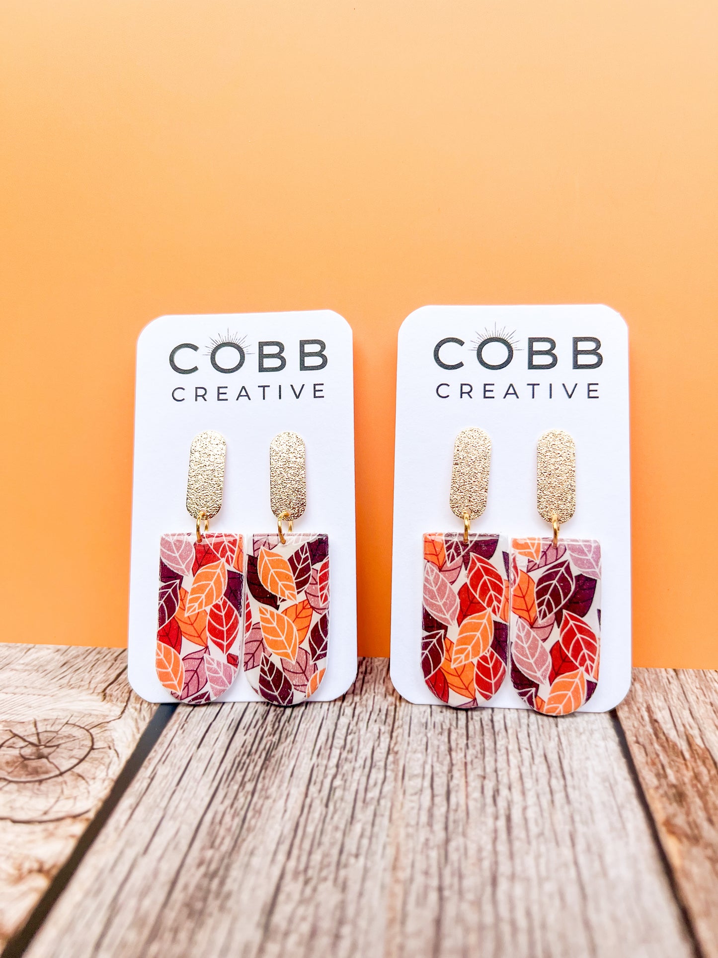Large Fall Leaves Earrings