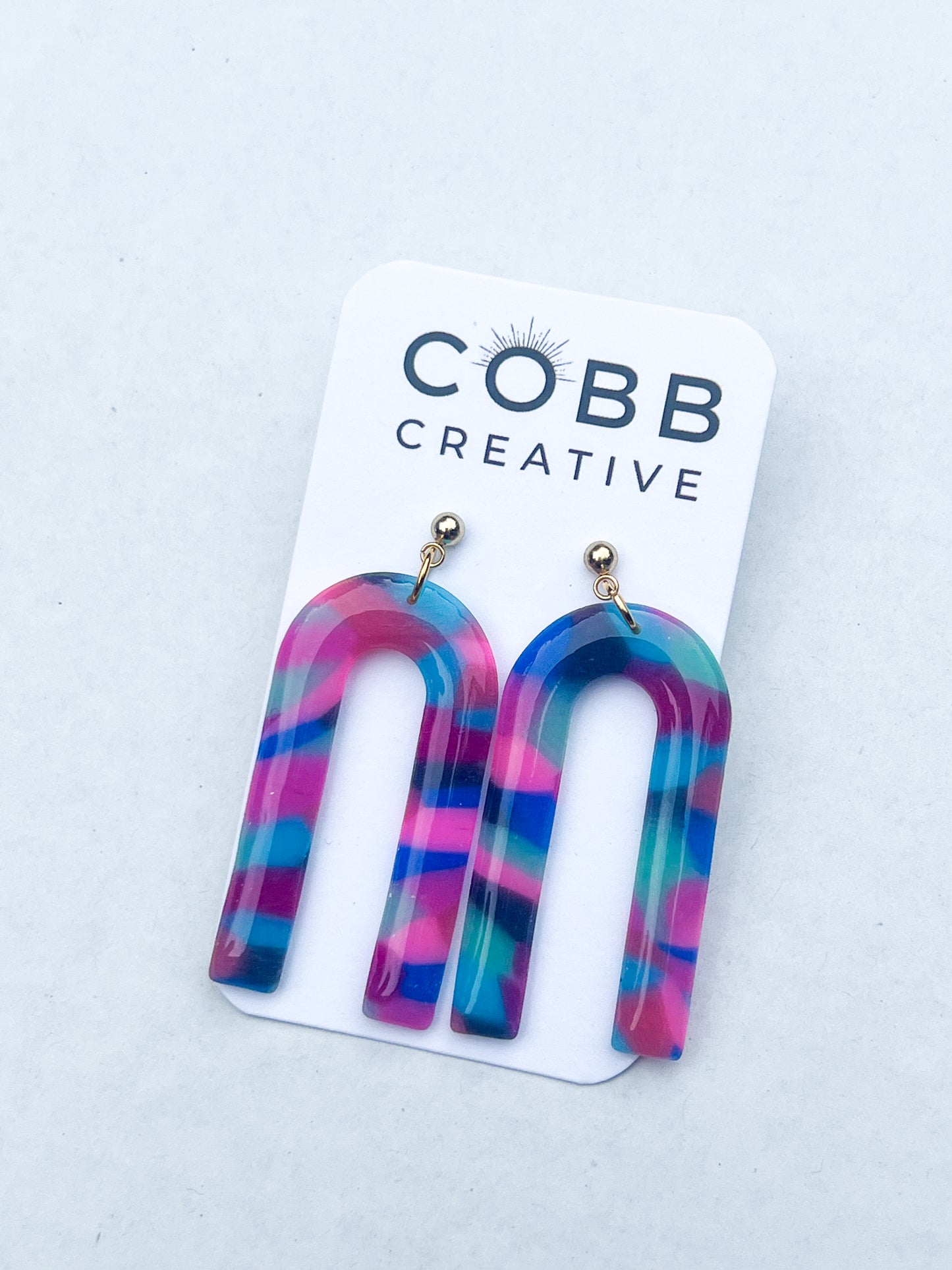 Rainbow Relic Arch Earrings