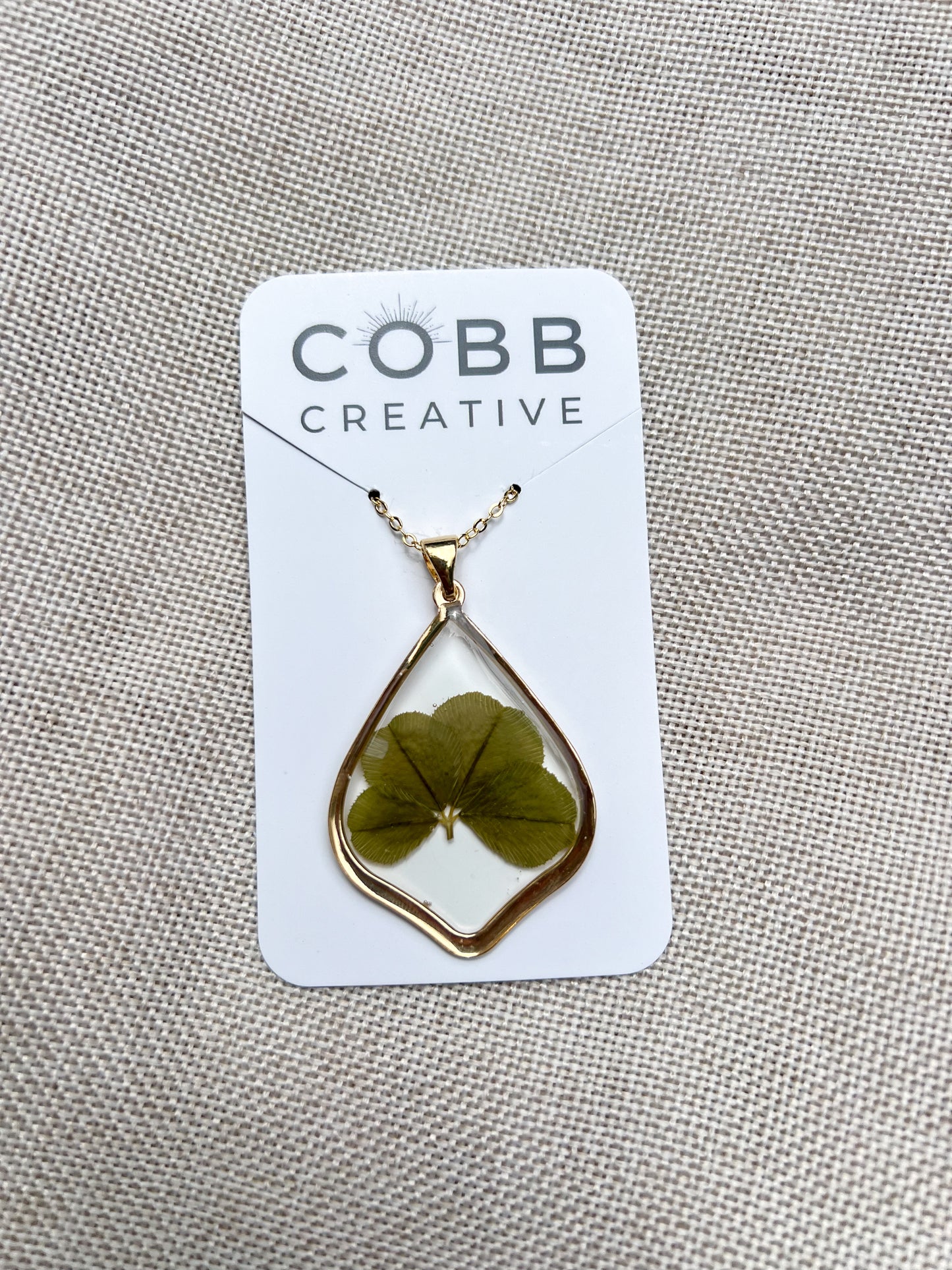 Large Four Leaf Clover Necklace