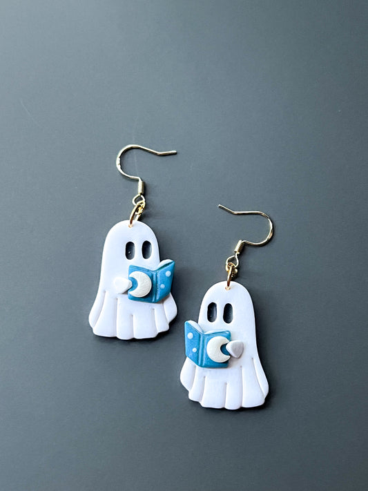 Reading Ghost Hook Earrings