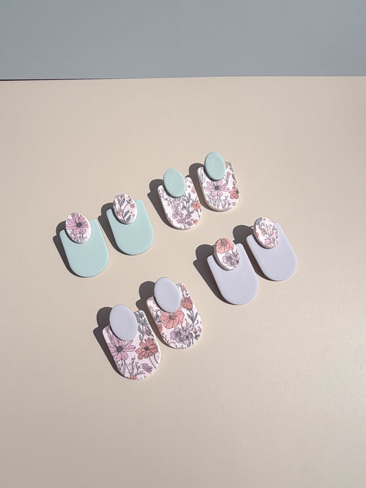 Garden Spring Pastel Earrings