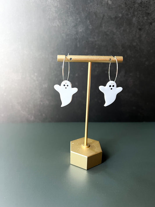Ghost Hoop Earrings