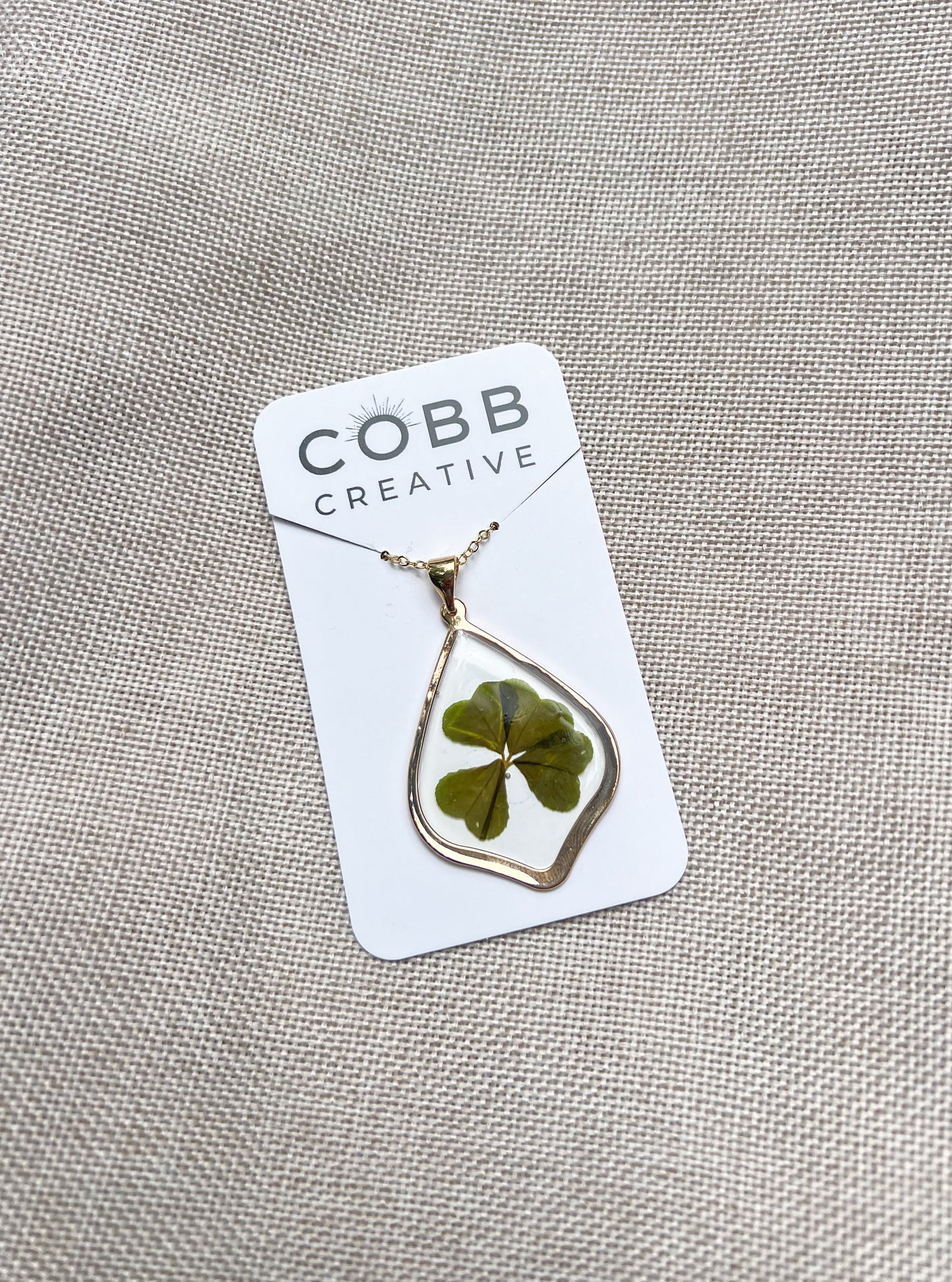 Large Four Leaf Clover Necklace