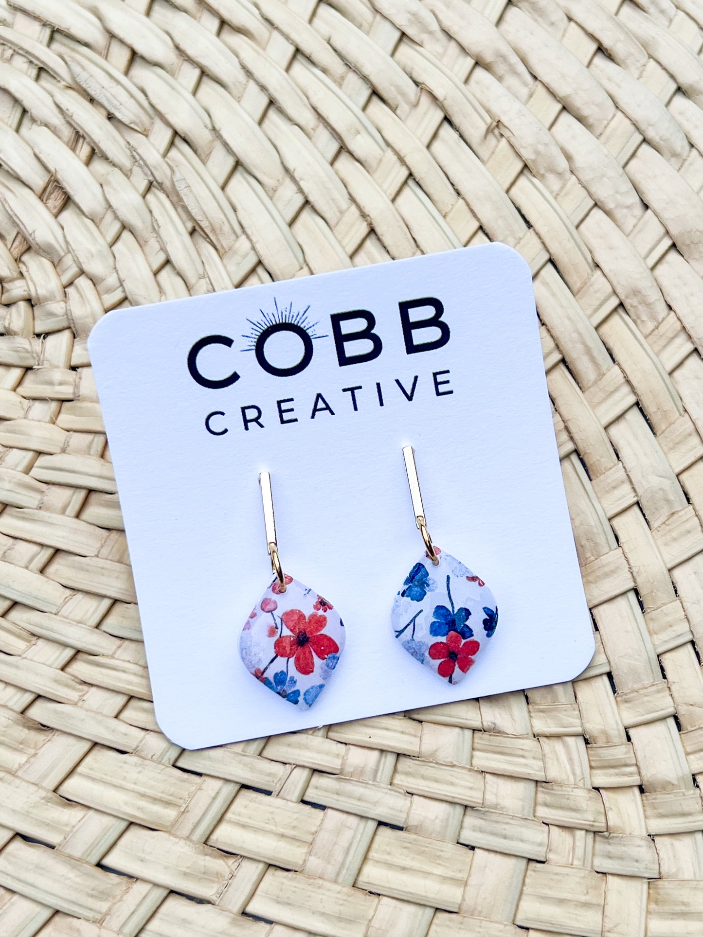 Painted Petals Earrings
