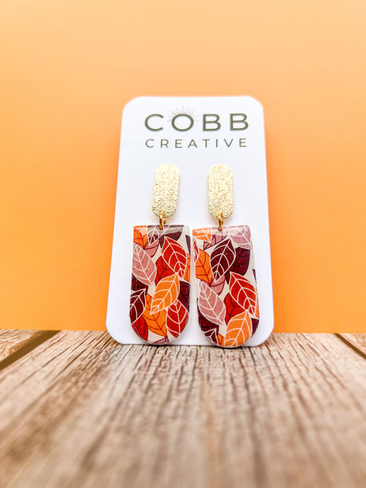 Large Fall Leaves Earrings