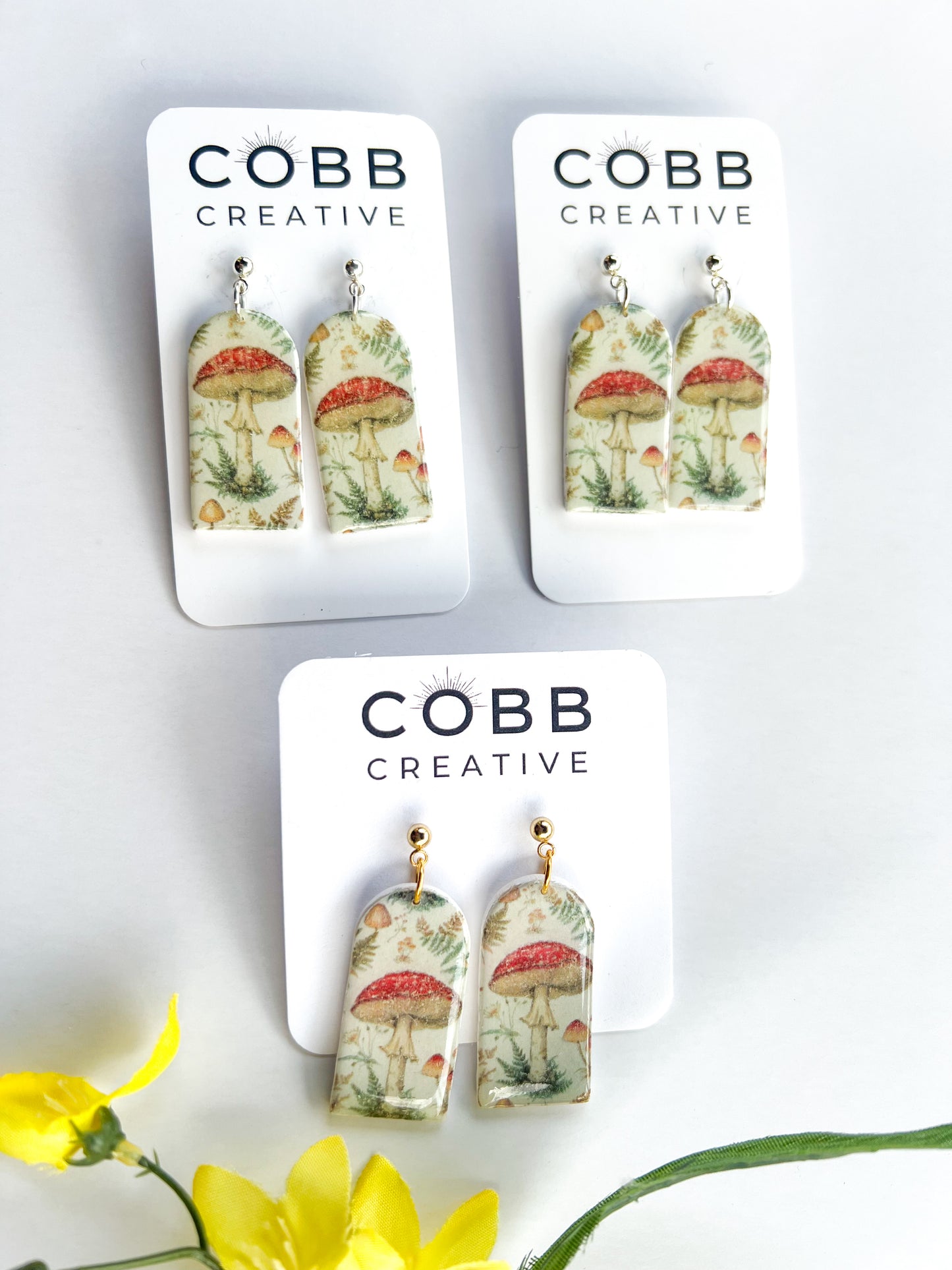 Fungi Forest Drop Earrings