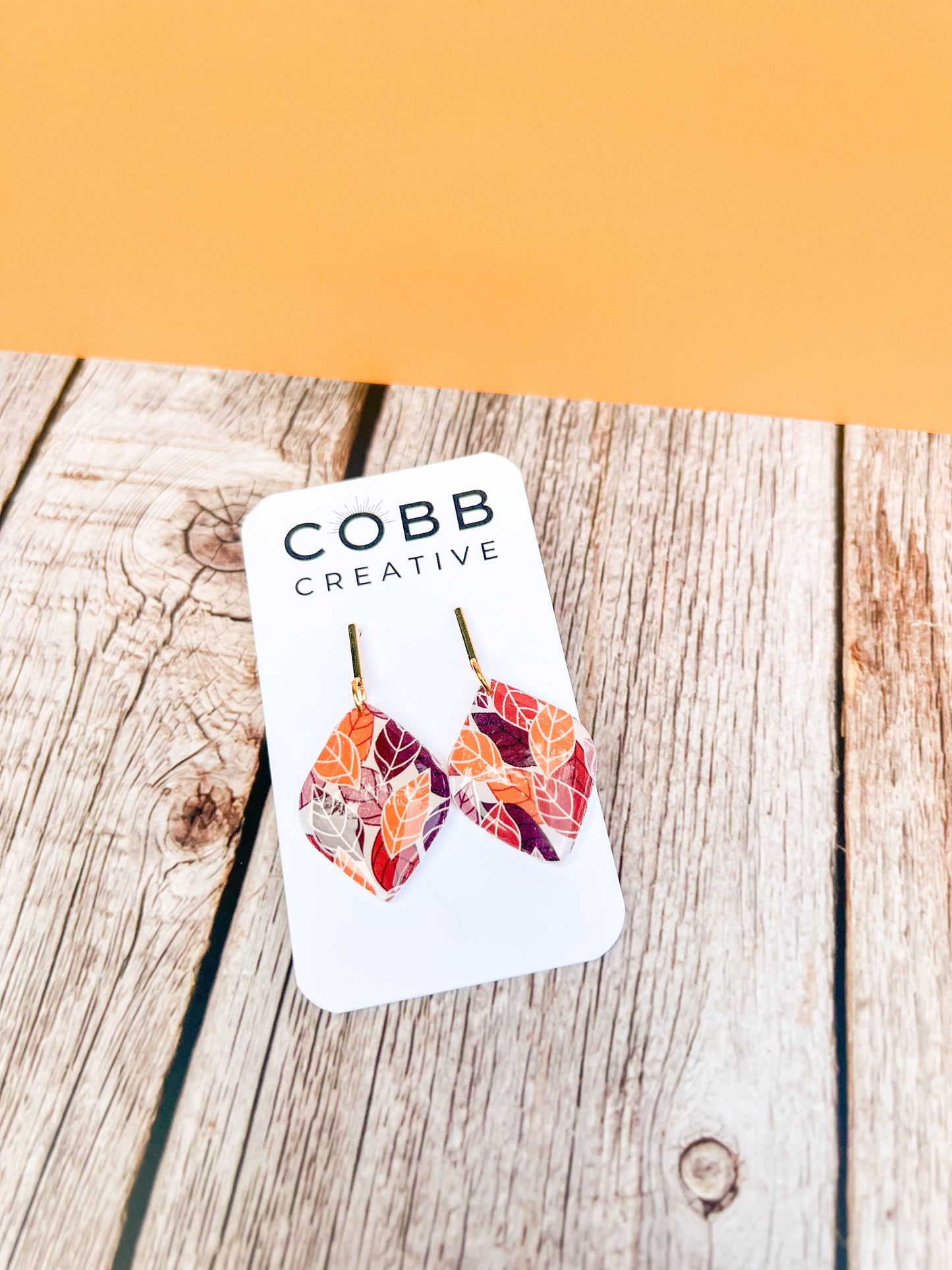 Fall Leaves Drop Earrings