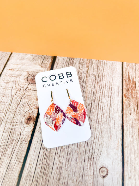 Fall Leaves Drop Earrings