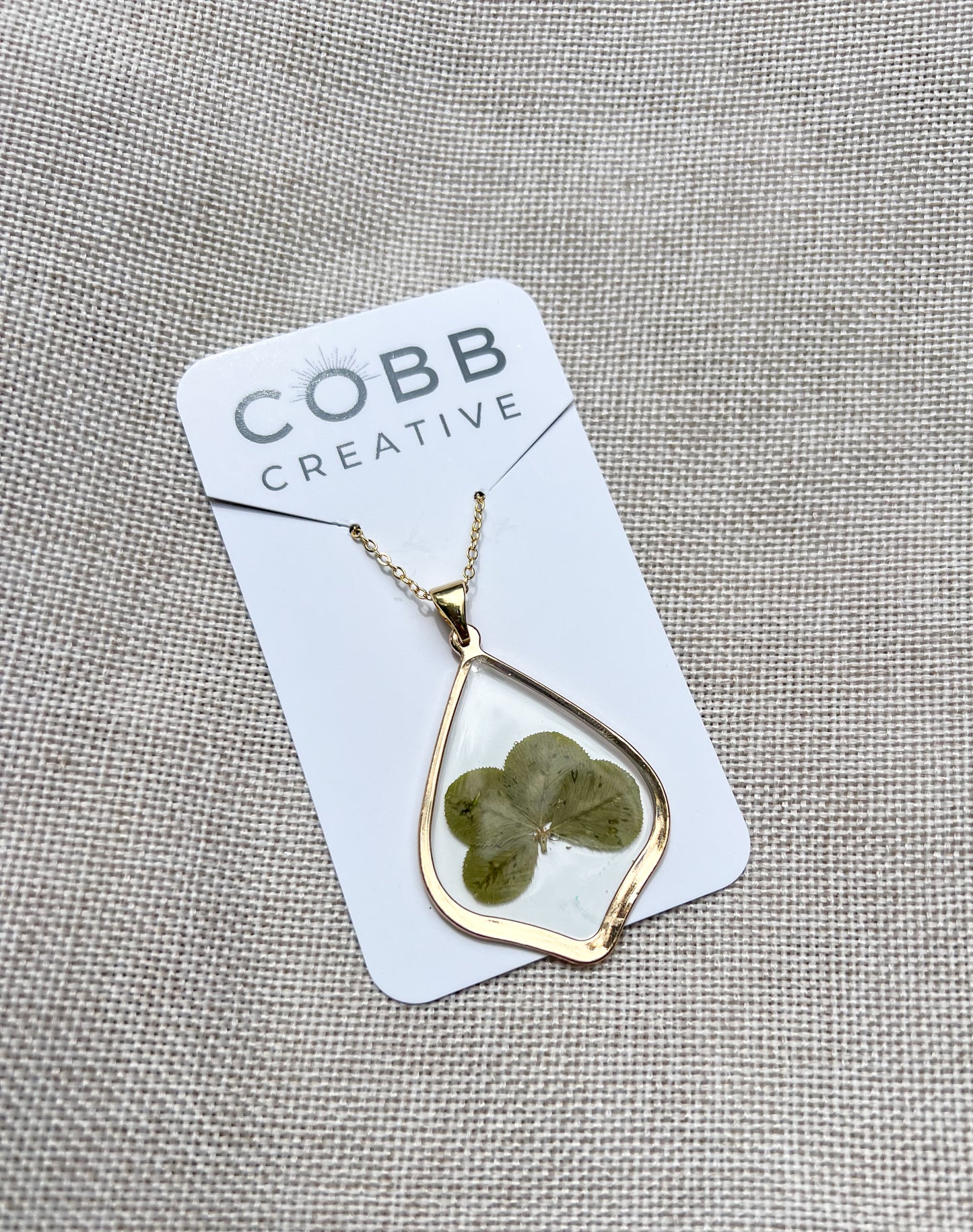 Large Four Leaf Clover Necklace