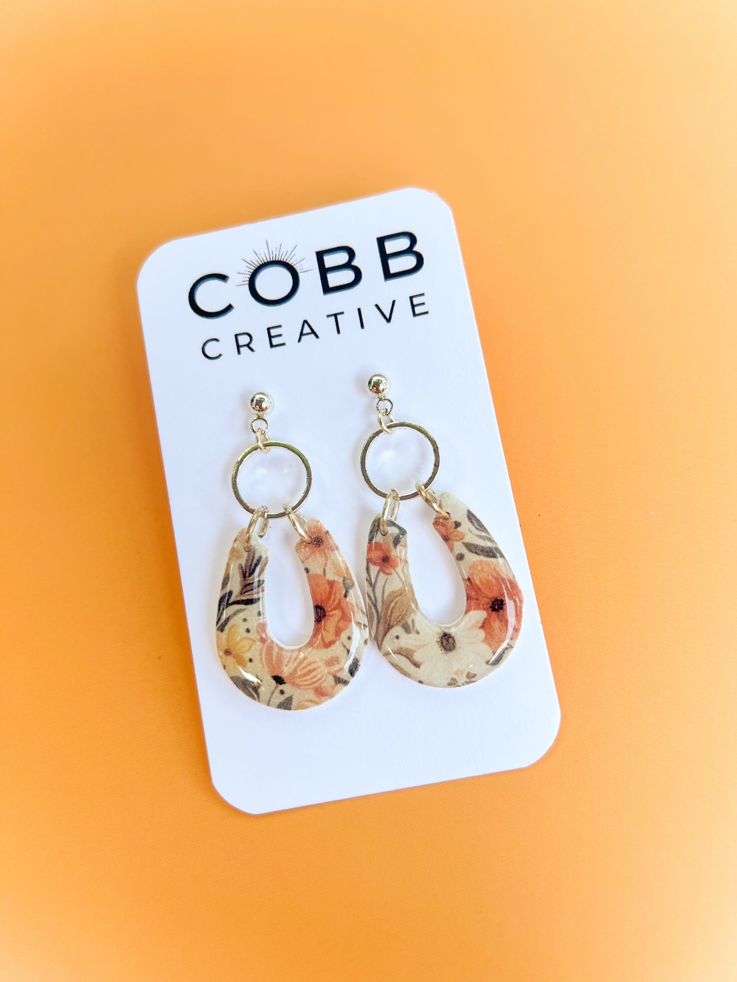 Fall Garden Cutout Earrings