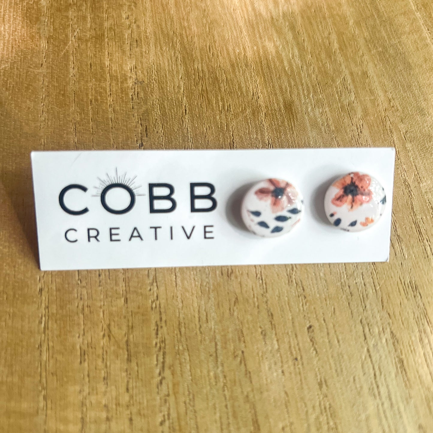 Black Eyed Susan Stud Earrings