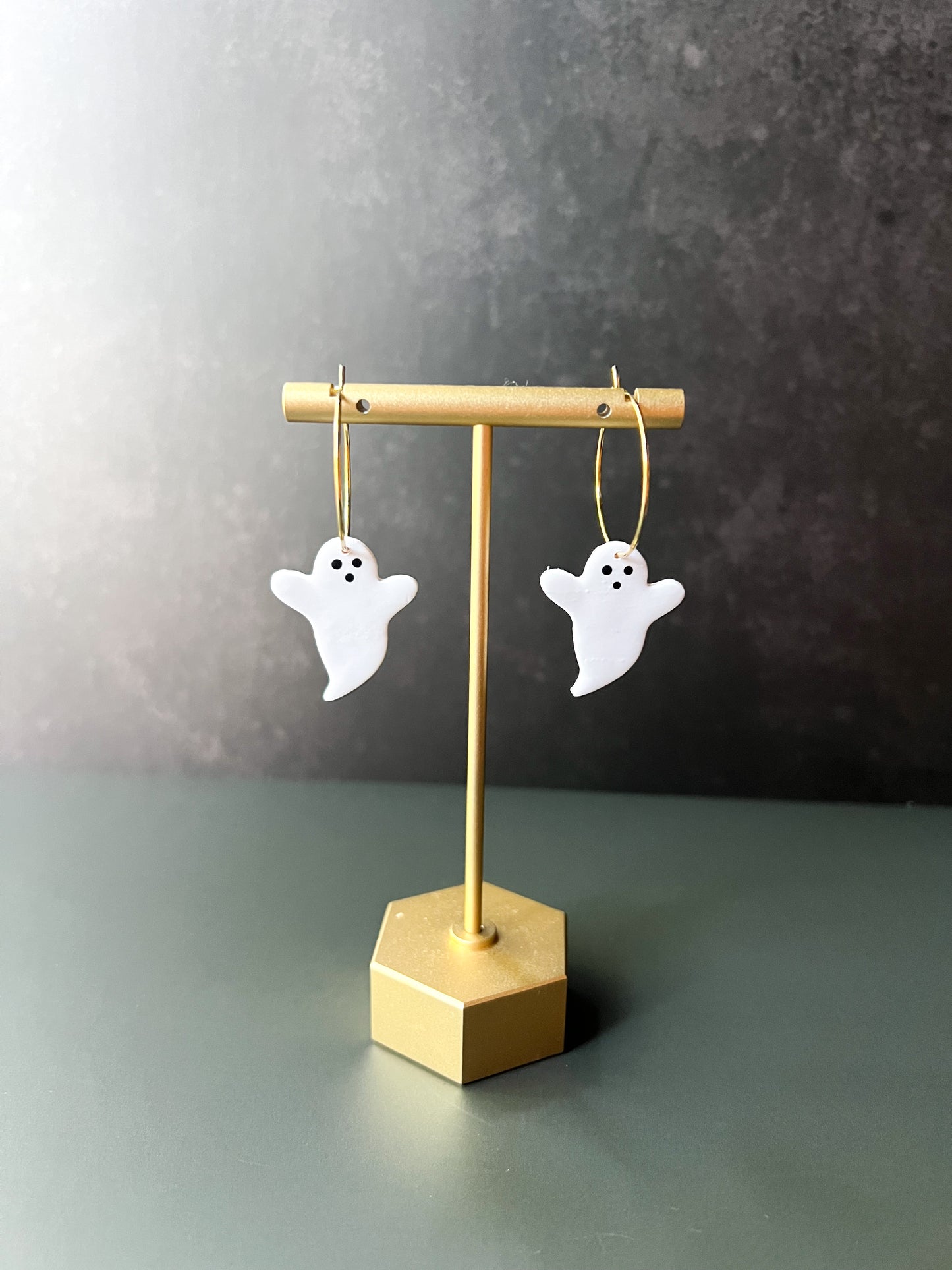Ghost Hoop Earrings