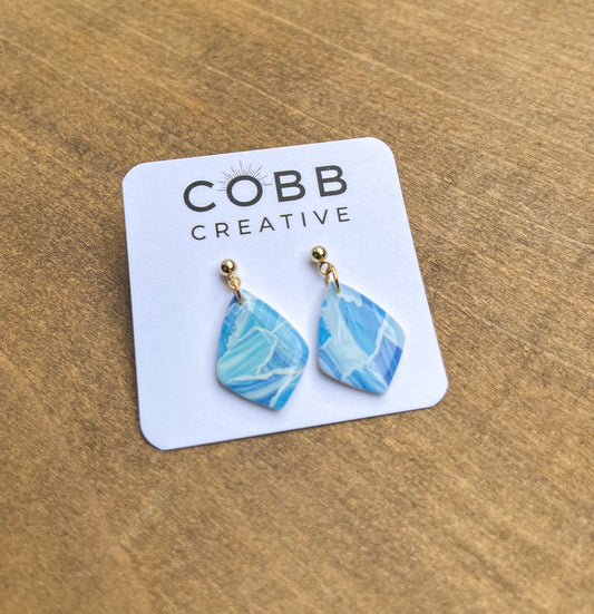 Crystal Cove Drop Earrings