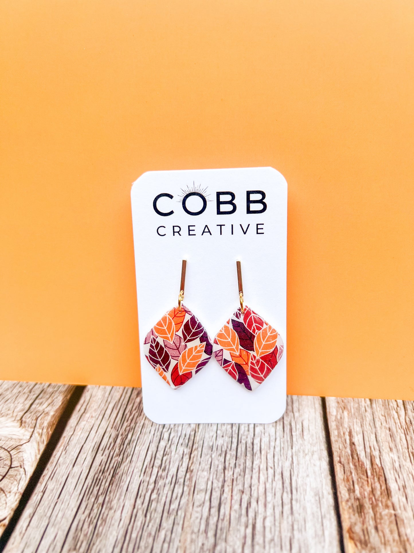 Fall Leaves Drop Earrings