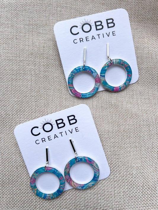 Tidal Bloom Donut Shaped Earrings