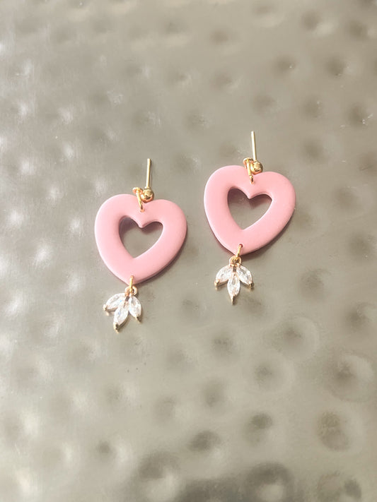 Blush Glimmer Earrings