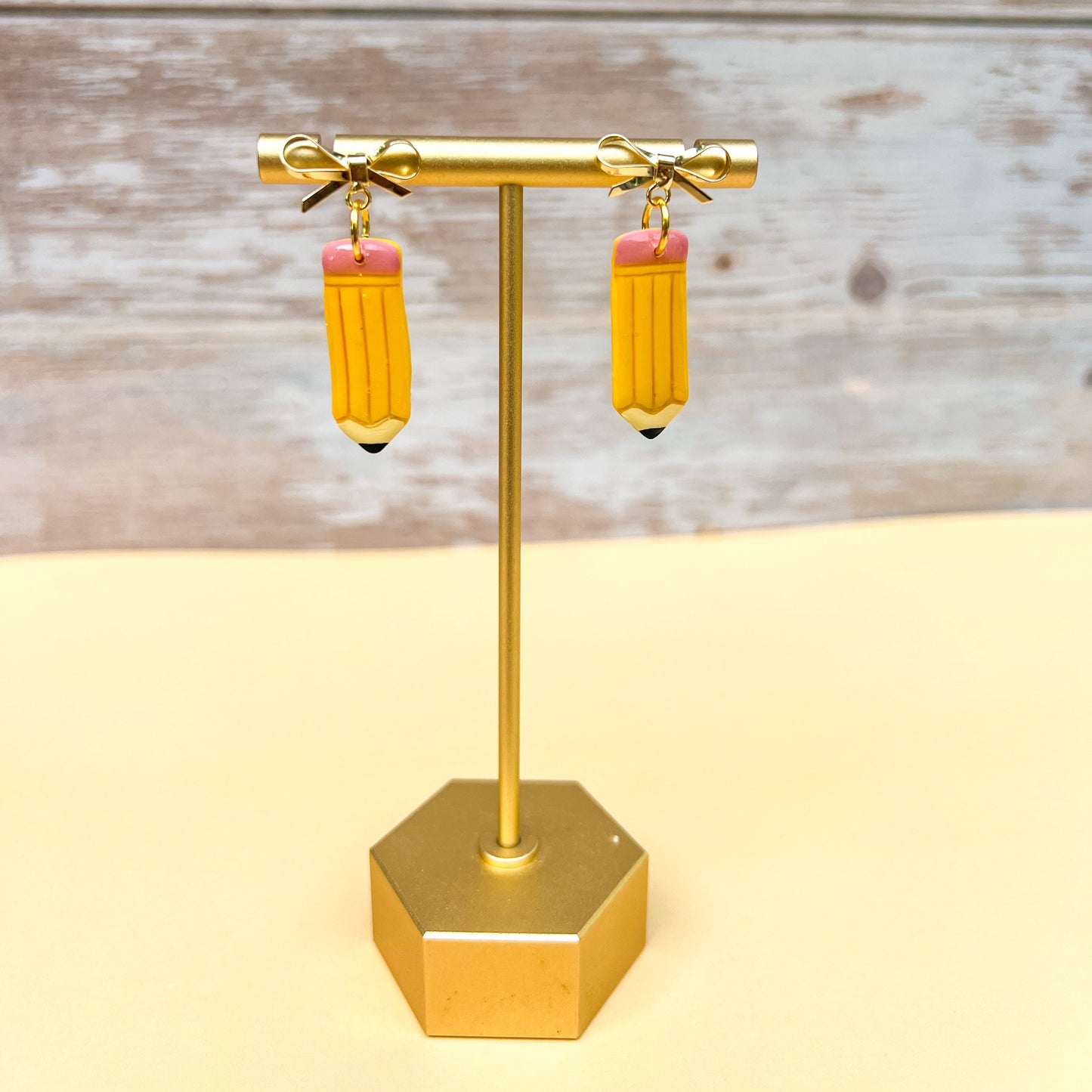 Pencil Dangle Earrings