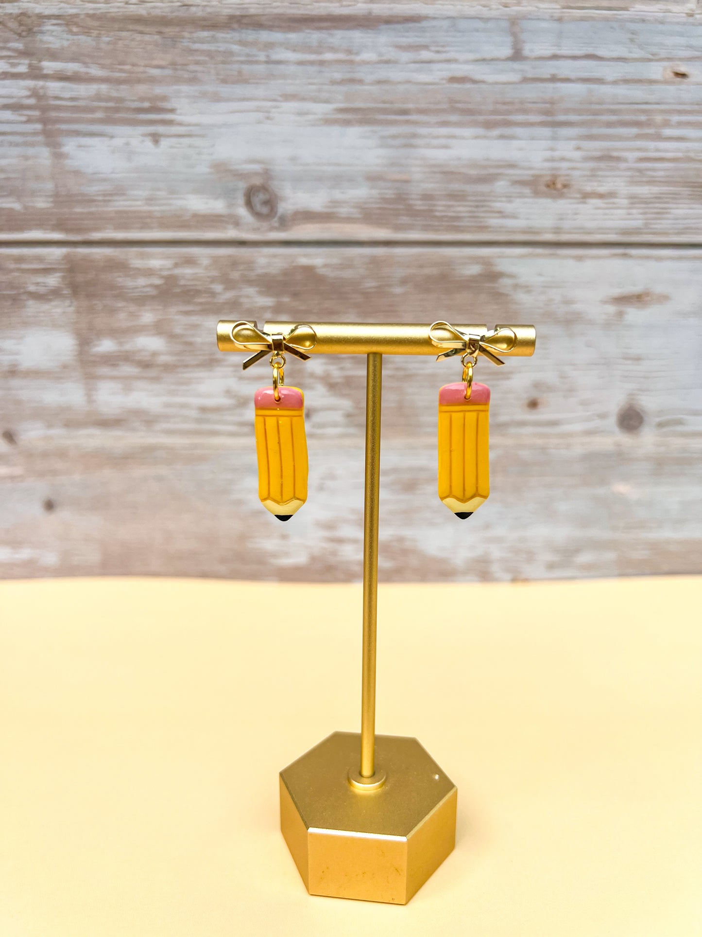 Pencil Dangle Earrings