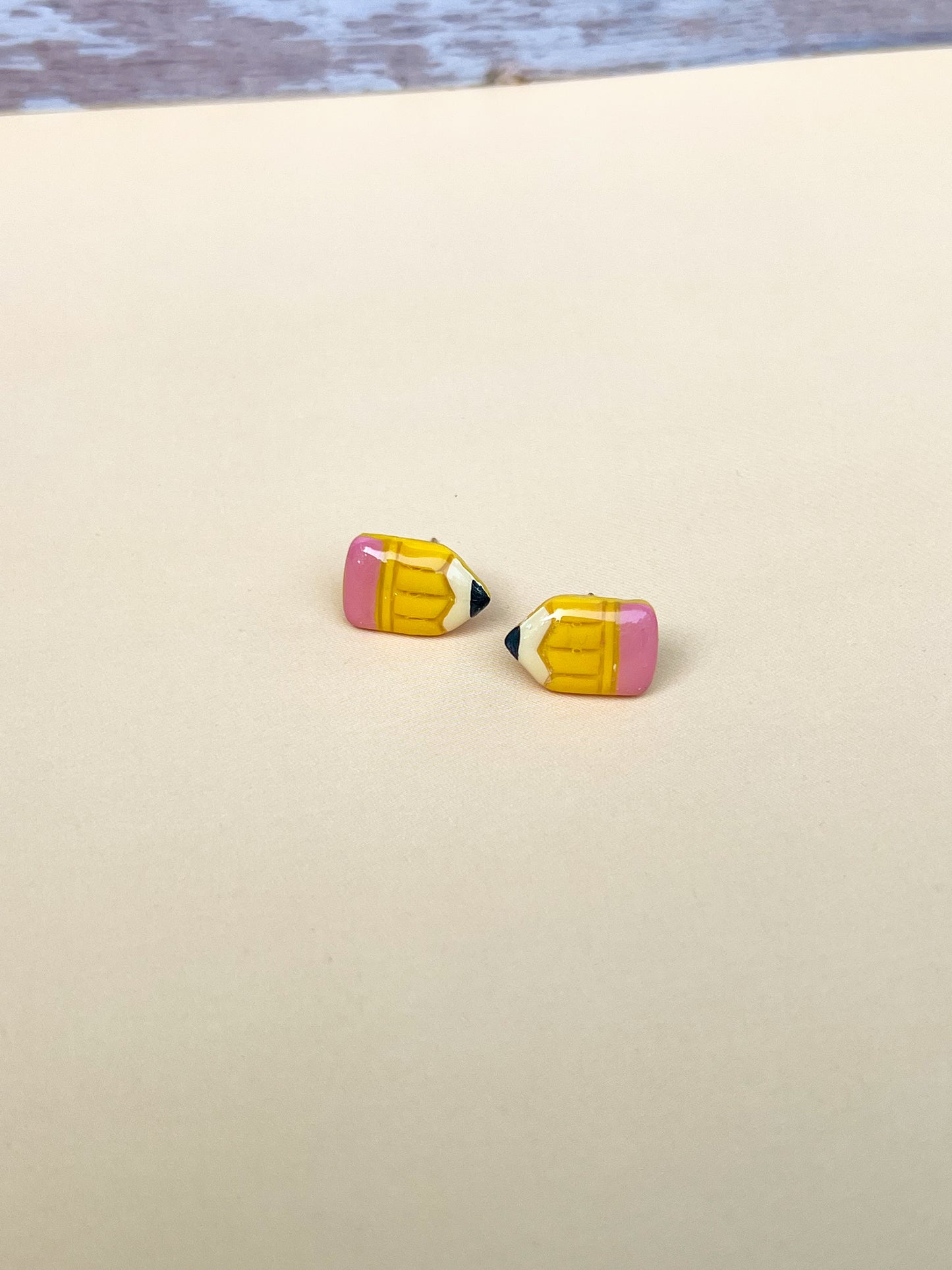 Pencil Stud Earrings