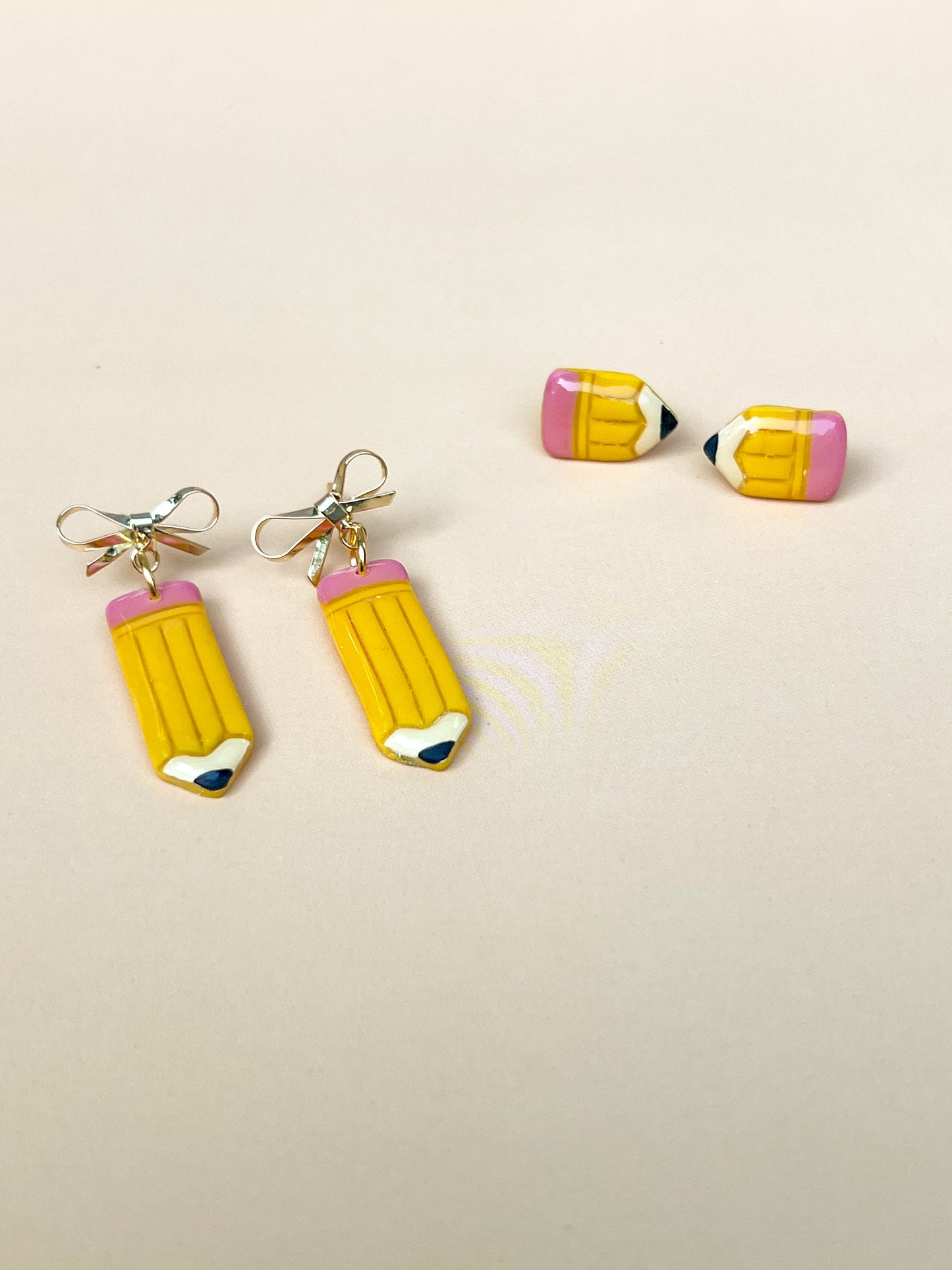 Pencil Stud Earrings