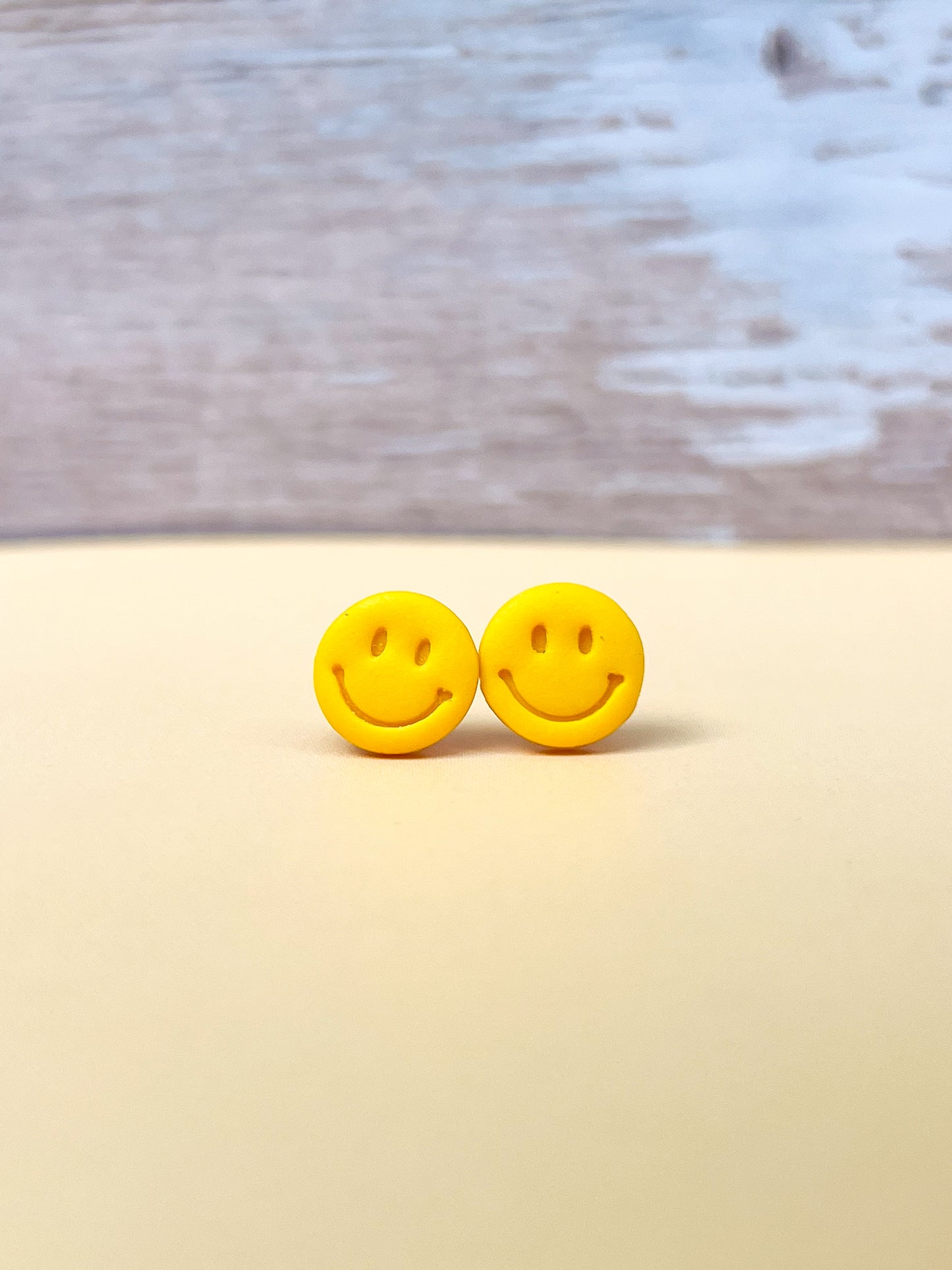 Smiley Face Stud Earrings