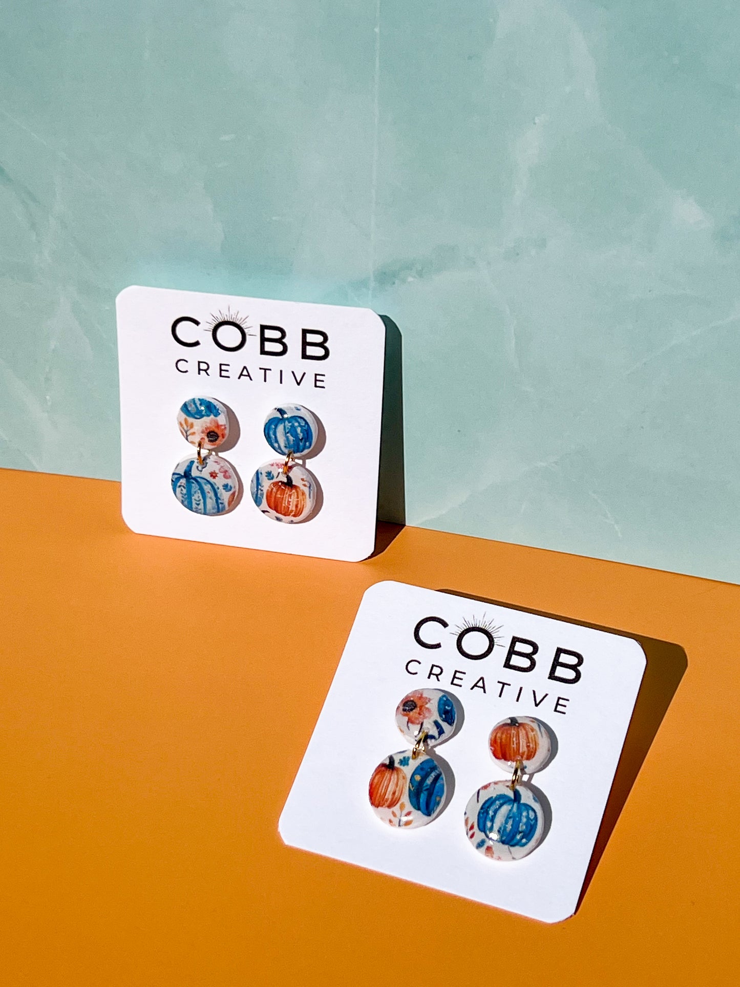 Pumpkin Patch Round Earrings