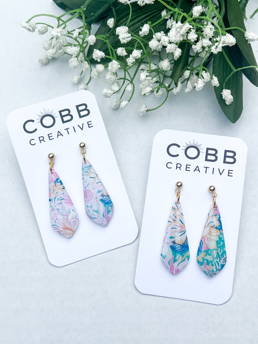 Color Me Coastal Long Drop Earrings
