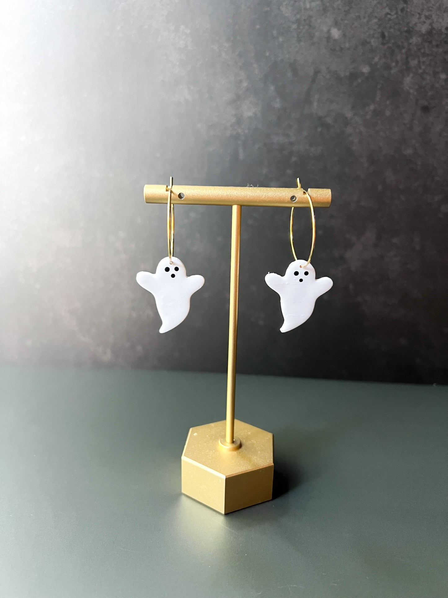 Ghost Hoop Earrings