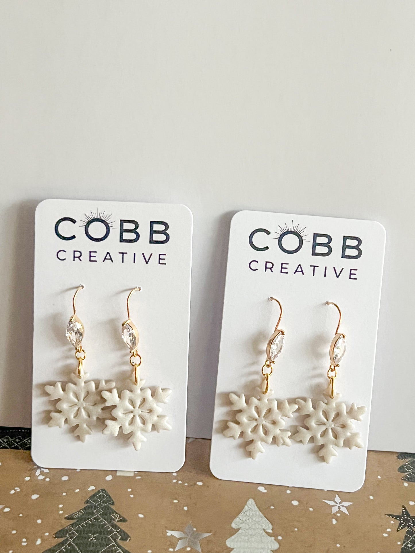 Snowflake Hook Earrings
