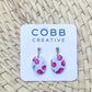 Cherry Oval Earrings