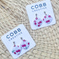Cherry Tile Earrings