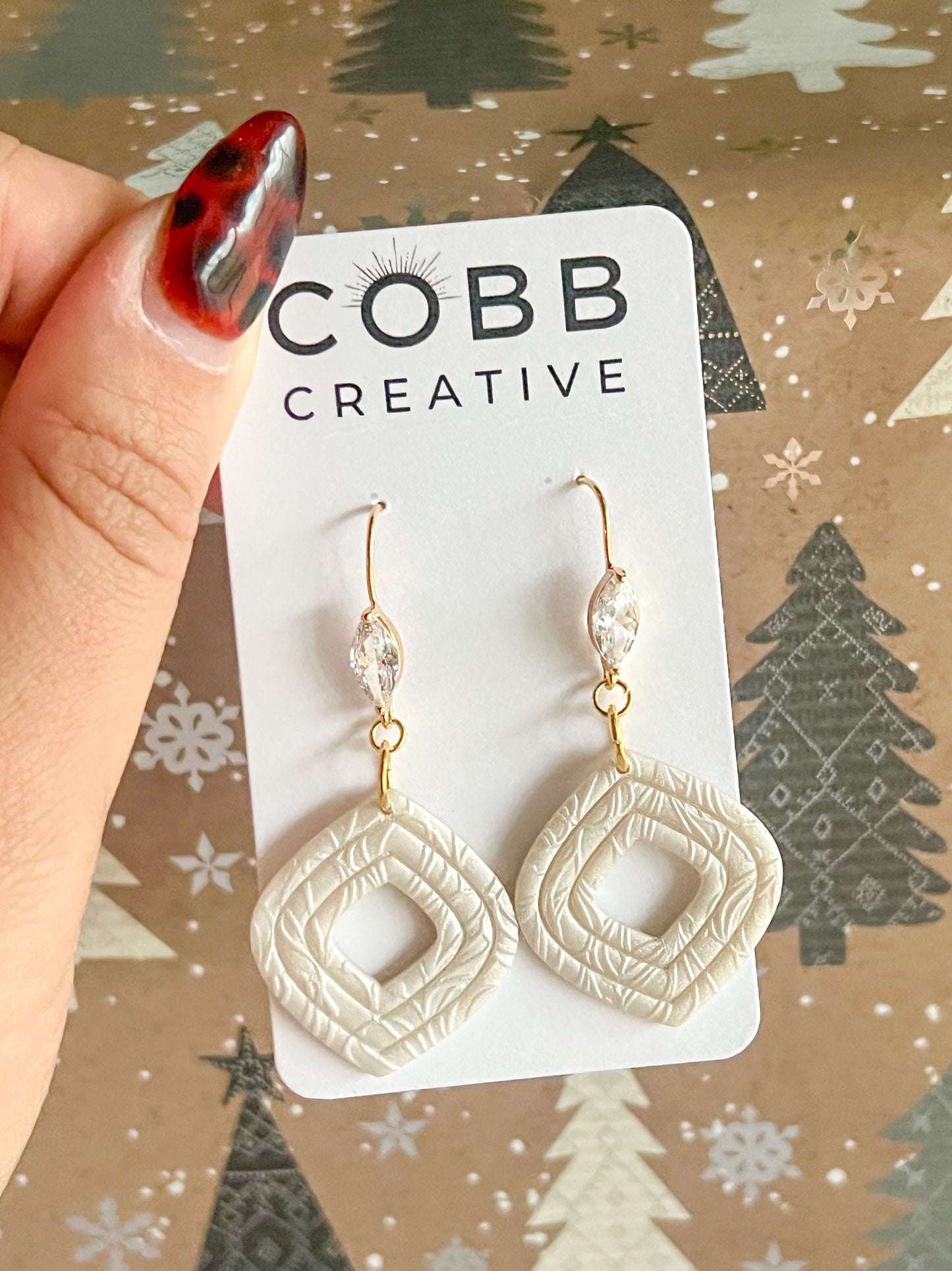 Eliana Gem Hook Earrings