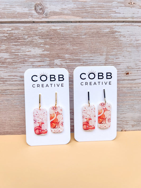 Fall Fox Earrings
