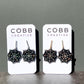 Black Spooky Spiderweb Earrings