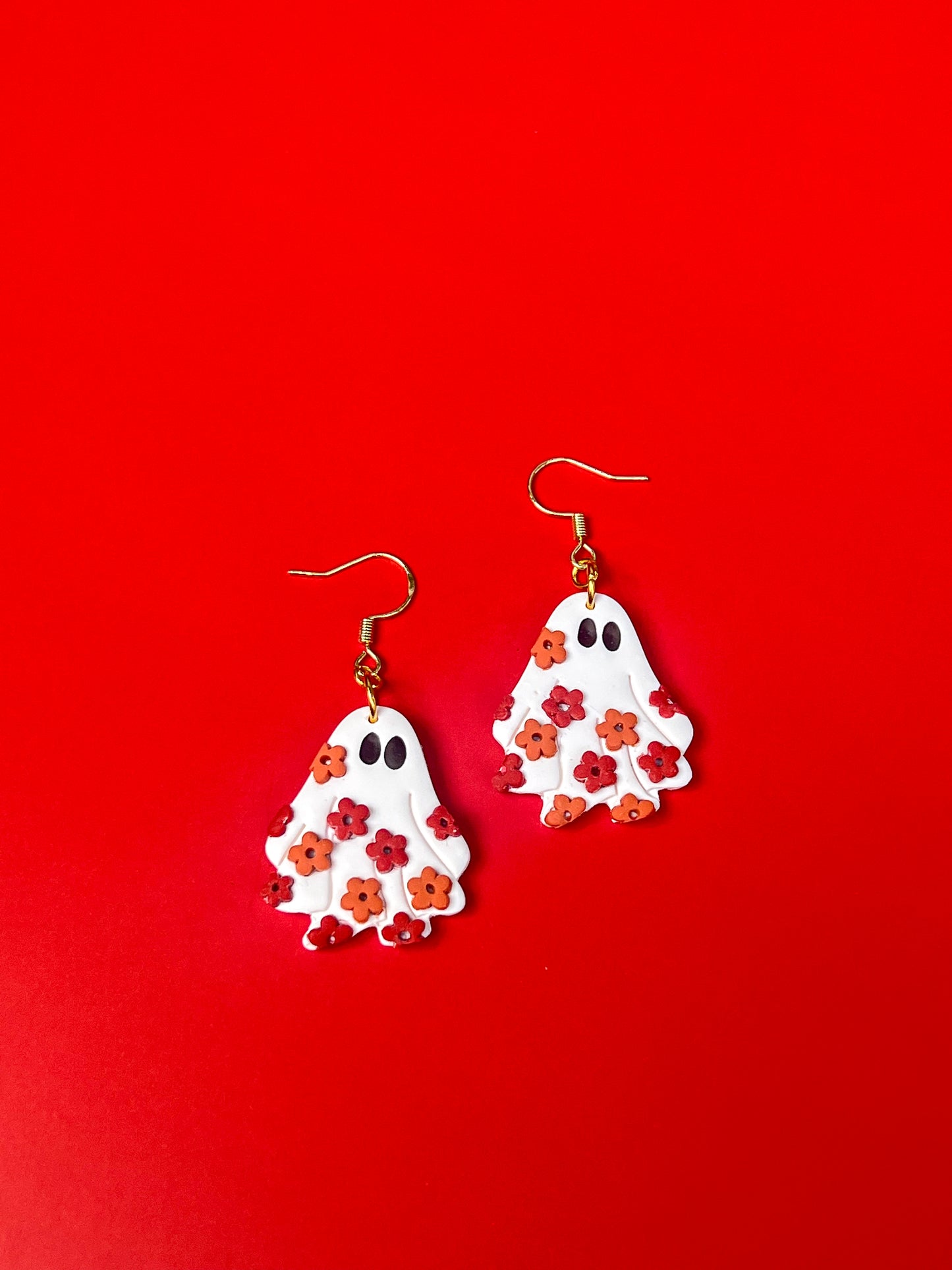 Groovy Ghost Hook Earrings
