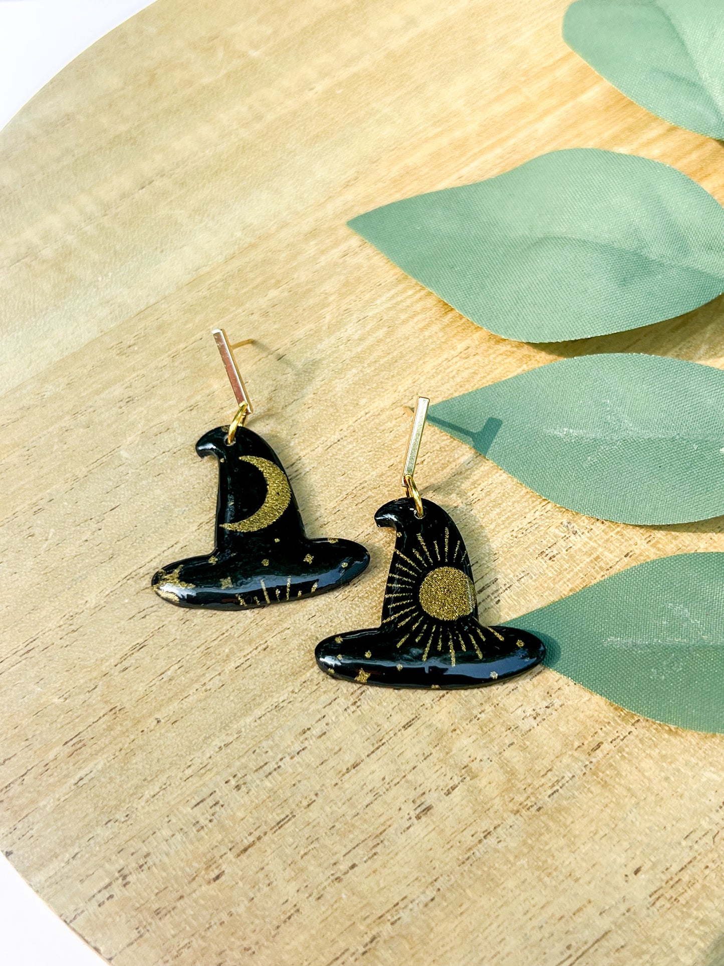 Celestial Witch Hat Earrings