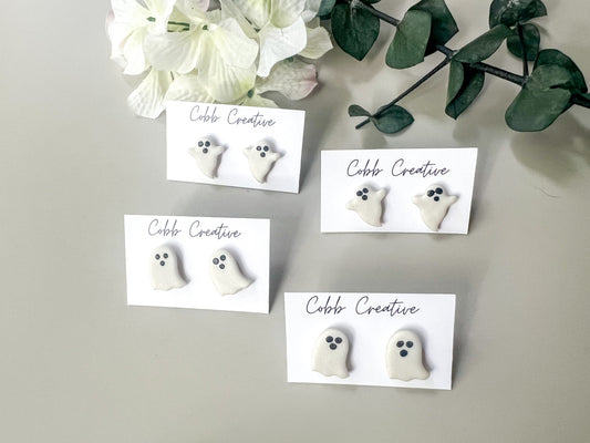 Ghost Stud Earrings