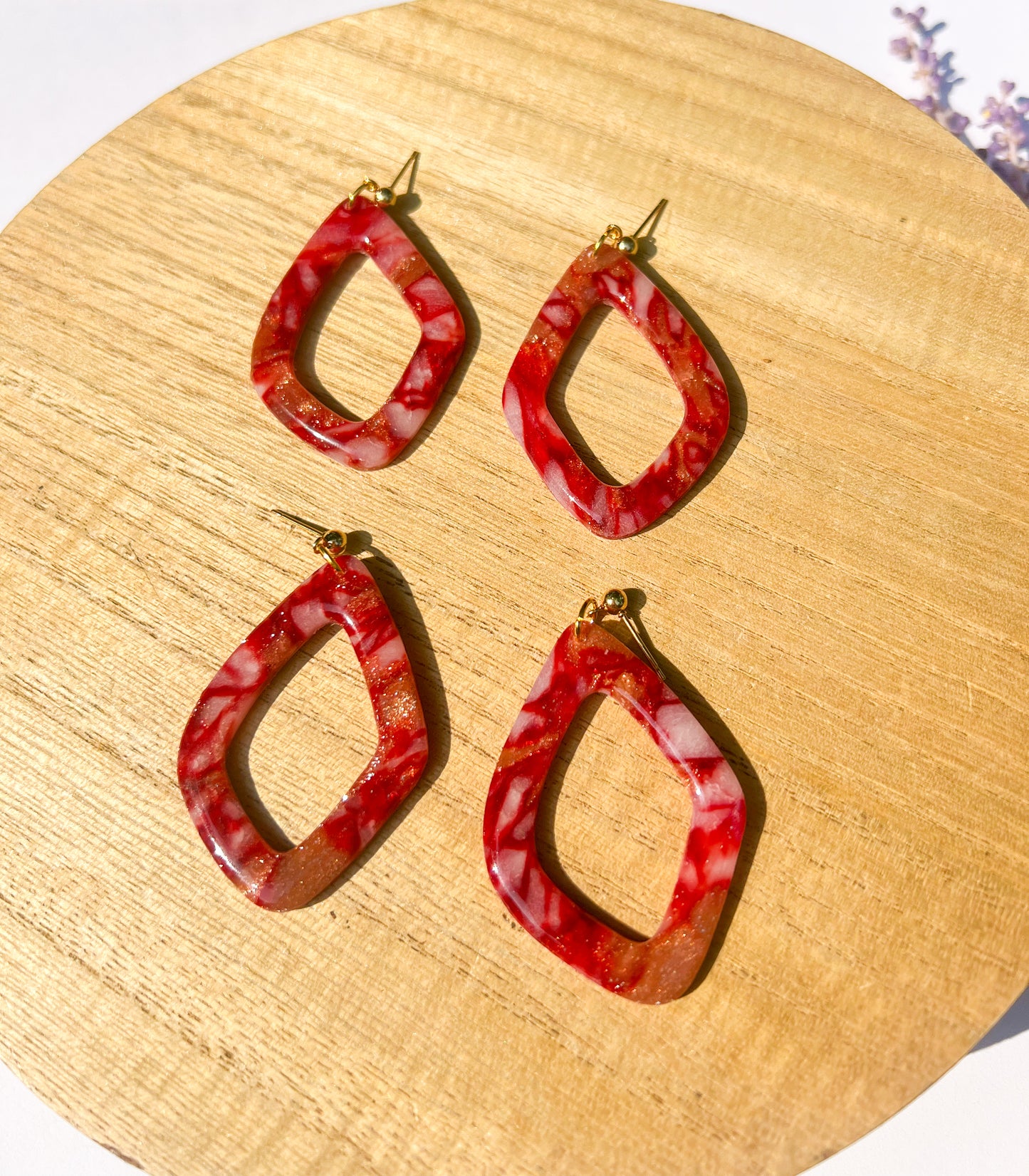 Large Summer Heat Earrings