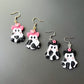 Cowboy Ghost Hook Earrings