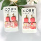 Petal Blush Square Earrings