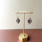 Football Hoop Earrings