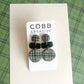 Green Holiday Drop Earrings